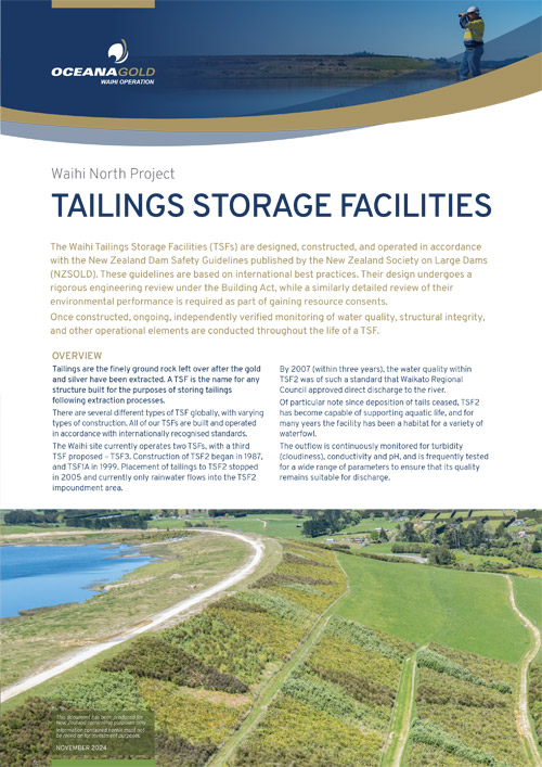 Tailings Storage Facilities